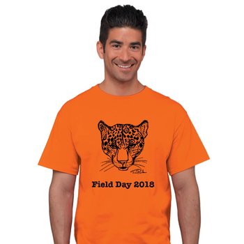 Heavy 50/50 Cotton/Polyester Blend 5-oz. Adult Fully Custom Neon T-Shirt from Positive Promotions