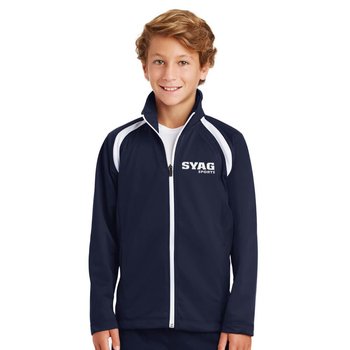Sport-Tek&reg; Youth Tricot Track Jacket - Personalization Available from Positive Promotions