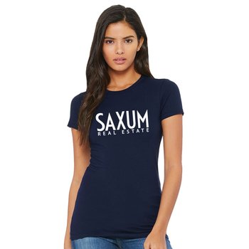 BELLA+CANVAS® Women's Jersey Soft Fashion T-Shirt - Silkscreened Personalization Available from Positive Promotions