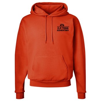 Hanes&reg; Ecosmart Adult Hooded Sweatshirt -Silkscreen Personalization Available from Positive Promotions