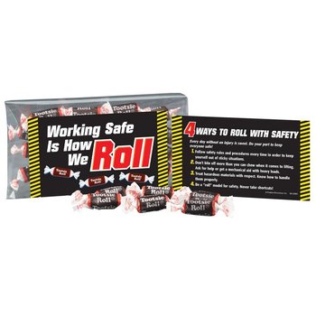 Working Safe Is How We Roll Tootsie Roll® Treat Pack from Positive Promotions