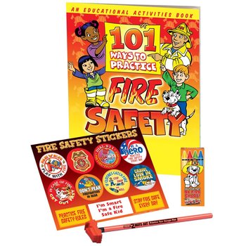 101 Ways To Practice Fire Safety Grades 3-4 Fire Safety Educational Activity Pack from Positive Promotions
