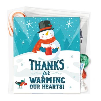 Thanks For Warming Our Hearts! Snowman Soup Kit from Positive Promotions