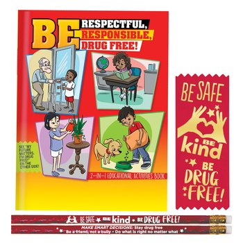 Be Respectful, Responsible, Drug Free! 3-Piece Theme Kit from Positive Promotions