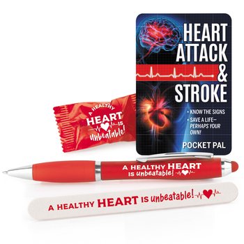 A Healthy Heart Is Unbeatable! Heart-Health Awareness Pack from Positive Promotions