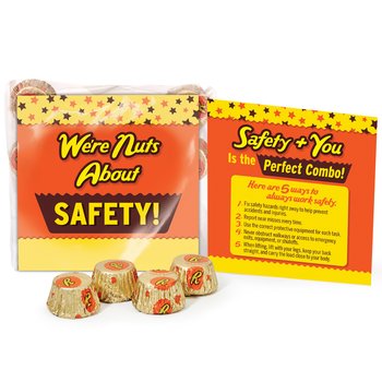 We're Nuts About Safety! Reese's Peanut Butter Cups Treat Pack from Positive Promotions