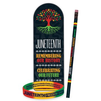 Juneteenth Remembering Our History Celebrating Our Future 3-Piece Theme Kit from Positive Promotions