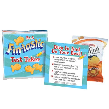 Be a Fin-tastic Test Taker Goldfish® Treat Pack - Pack of 25 from Positive Promotions