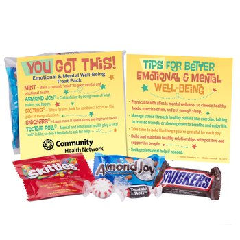You Got This! Emotional & Mental Well-Being Treat Pack - Personalization Available from Positive Promotions