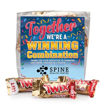 Together We're a Winning Combination Treat Pack - One-Color Personalization Available from Positive Promotions
