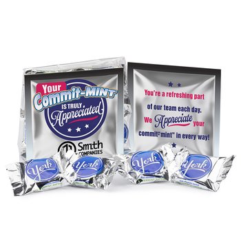 Your Commit-mint Is Truly Appreciated Treat Pack - One-Color Personalization Available from Positive Promotions