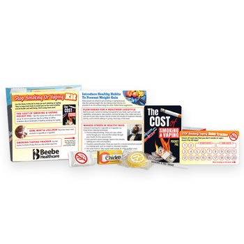 Stop Smoking Or Vaping Kit - One-Color Personalization Available from Positive Promotions