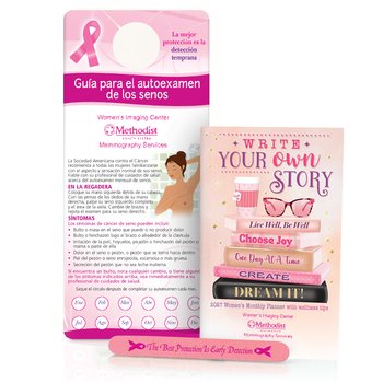 Write Your Own Story BCA 2027 3-Piece Budget Awareness Value Pack - Personalized (English/Spanish) Shower Card and Planner from Positive Promotions