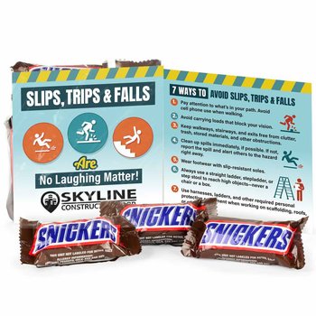 Slips, Trips & Falls Prevention Treat Pack - Personalized from Positive Promotions