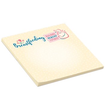 Breastfeeding: Building Healthy Futures Sticky Pad - Pack of 25 from Positive Promotions