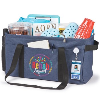 Rehab Squad 2-in-1 Bring-It-All Jumbo Utility Tote & Organizer from Positive Promotions