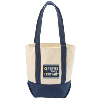 Certified Nursing Assistant Cotton Canvas Market Tote Bag from Positive Promotions