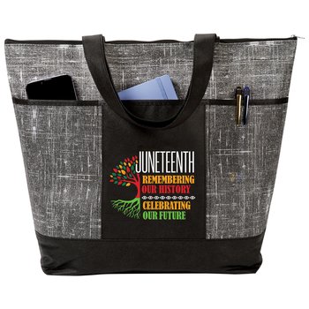 Juneteenth Malibu Non-Woven Tote bag from Positive Promotions