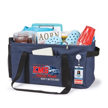 EMS 2-In-1 Bring-It-All Jumbo Utility Tote & Organizer from Positive Promotions