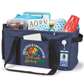 Facilities & Engineering: Keeping Things In Working Order 2-in-1 Bring-It-All Jumbo Utility Tote & Organizer from Positive Promotions