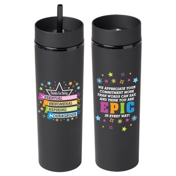 Thanks for Being EPIC Canyon 2-in-1 Tumbler & Sipper 16-Oz. from Positive Promotions
