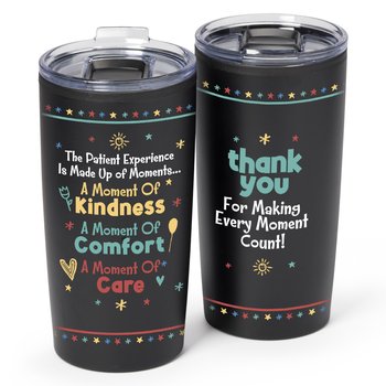The Patient Experience ColorBlast 360° Teton Stainless-Steel Tumbler 20-Oz. from Positive Promotions