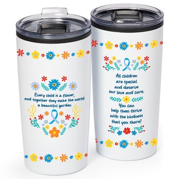 Every Child Is a Flower Teton Stainless-Steel Tumbler 20 oz. from Positive Promotions