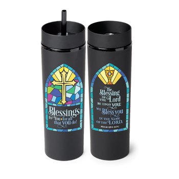 Blessings To You Canyon 2-In-1 Tumbler & Sipper from Positive Promotions