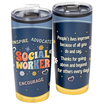 Social Worker Teton Stainless-Steel Tumbler 20 oz. from Positive Promotions