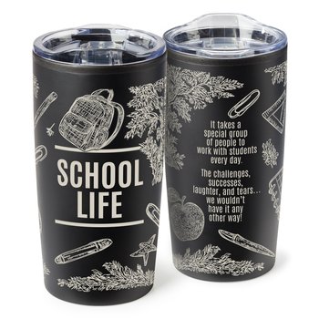 School Life Teton Stainless-Steel Tumbler 20 oz. from Positive Promotions