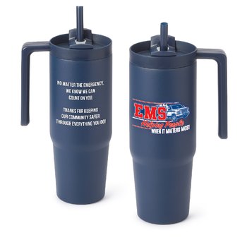 EMS Hydrosip Double-Wall Stainless Vacuum Insulated Tumbler 30-Oz. from Positive Promotions