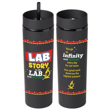 Lab Story: To the Lab and Beyond Canyon 2-in-1 Tumbler & Sipper 16 oz. from Positive Promotions