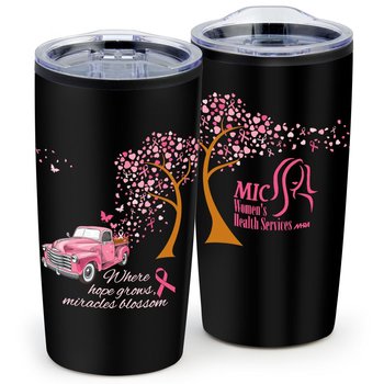 Where Hope Grows, Miracles Blossom ColorBlast 360° Teton Stainless-Steel Tumbler 20-Oz. - Personalization Available from Positive Promotions