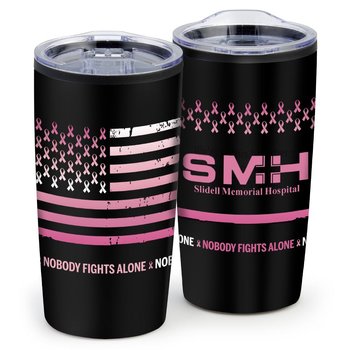 Nobody Fights Alone Teton Stainless-Steel Tumbler 20-Oz. - Personalization Available from Positive Promotions