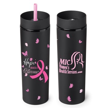 Hope Makes a Difference Canyon 2-in-1 Tumbler & Sipper 16 oz. - Personalization Available from Positive Promotions