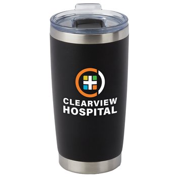 Black Templock Stainless-Steel Vacuum-Insulated Tumbler 20 oz. - Personalization Available from Positive Promotions
