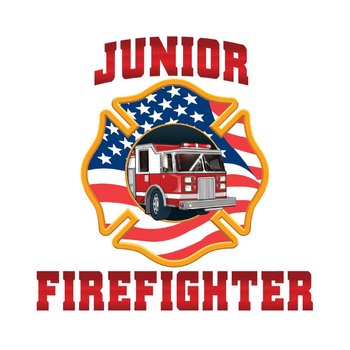 Junior Firefighter With Truck Temporary Tattoos - Pack of 100 from Positive Promotions