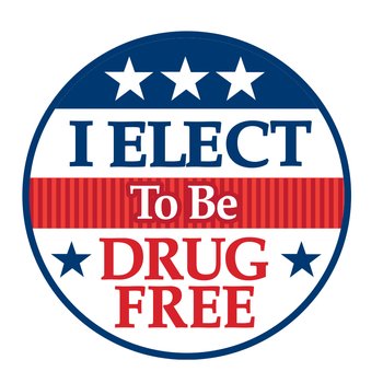 I Elect to Be Drug Free Temporary Tattoos - Pack of 100 from Positive Promotions