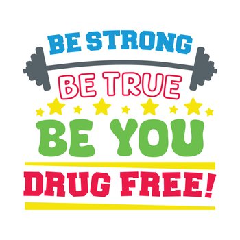Be Strong, Be True, Be You: Drug Free! Temporary Tattoos - Pack of 100 from Positive Promotions