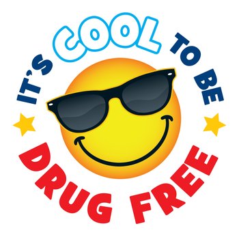It's Cool To Be Drug Free Temporary Tattoos - Pack of 100 from Positive Promotions