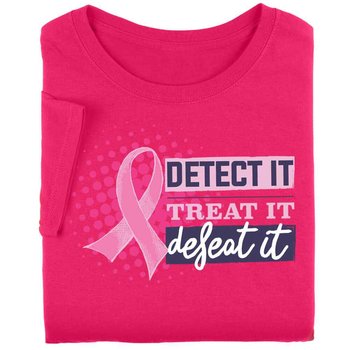Detect It, Treat It, Defeat It Unisex T-Shirt from Positive Promotions