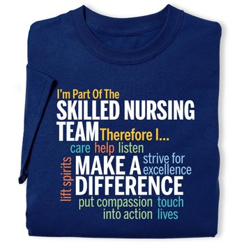I'm Part of the Skilled Nursing Team, Therefore I... Unisex Short-Sleeved T-Shirt from Positive Promotions