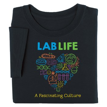 Lab Life: A Fascinating Culture Unisex Short-Sleeved T-Shirt from Positive Promotions