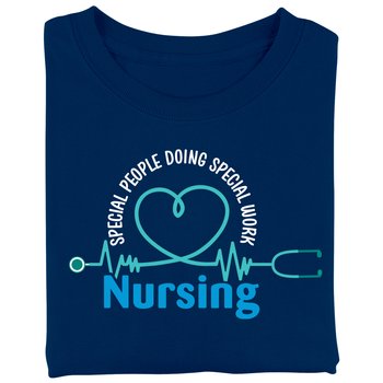 Nursing: Special People Doing Special Work Unisex Short-Sleeved T-Shirt from Positive Promotions