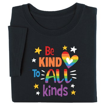 Be Kind to All Kinds Unisex Short-Sleeved T-Shirt from Positive Promotions