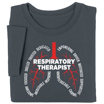 Respiratory Therapist Lungs Unisex Short-Sleeved T-Shirt from Positive Promotions