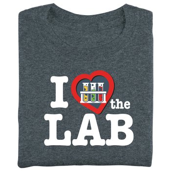 I Heart the Lab Unisex Short-Sleeved T-Shirt from Positive Promotions