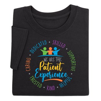 We Are the Patient Experience Unisex Short-Sleeved T-Shirt from Positive Promotions