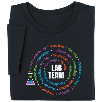 Lab Team + Job Titles-Short-Sleeve T-Shirt from Positive Promotions