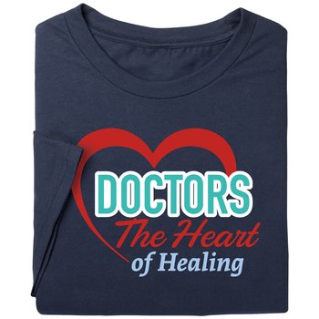 Doctors: The Heart of Healing Unisex Short-Sleeved T-Shirt from Positive Promotions